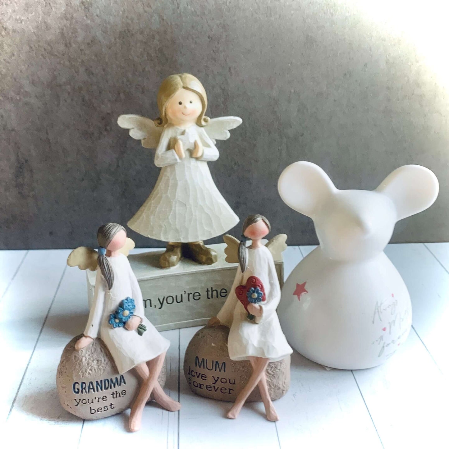 Love You Forever Mum Angel Figurine