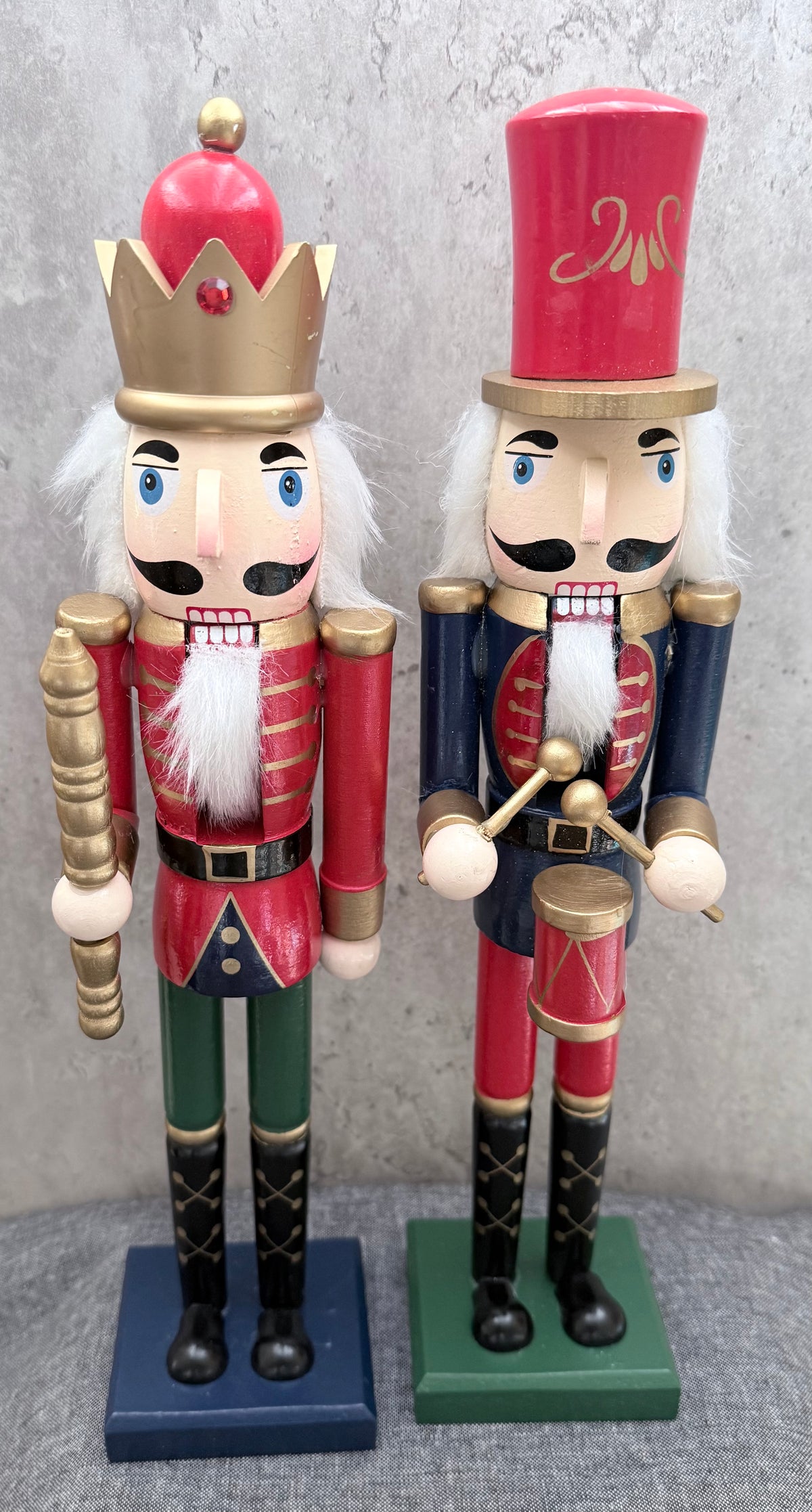 Large Traditional Nutcracker - Red or Blue