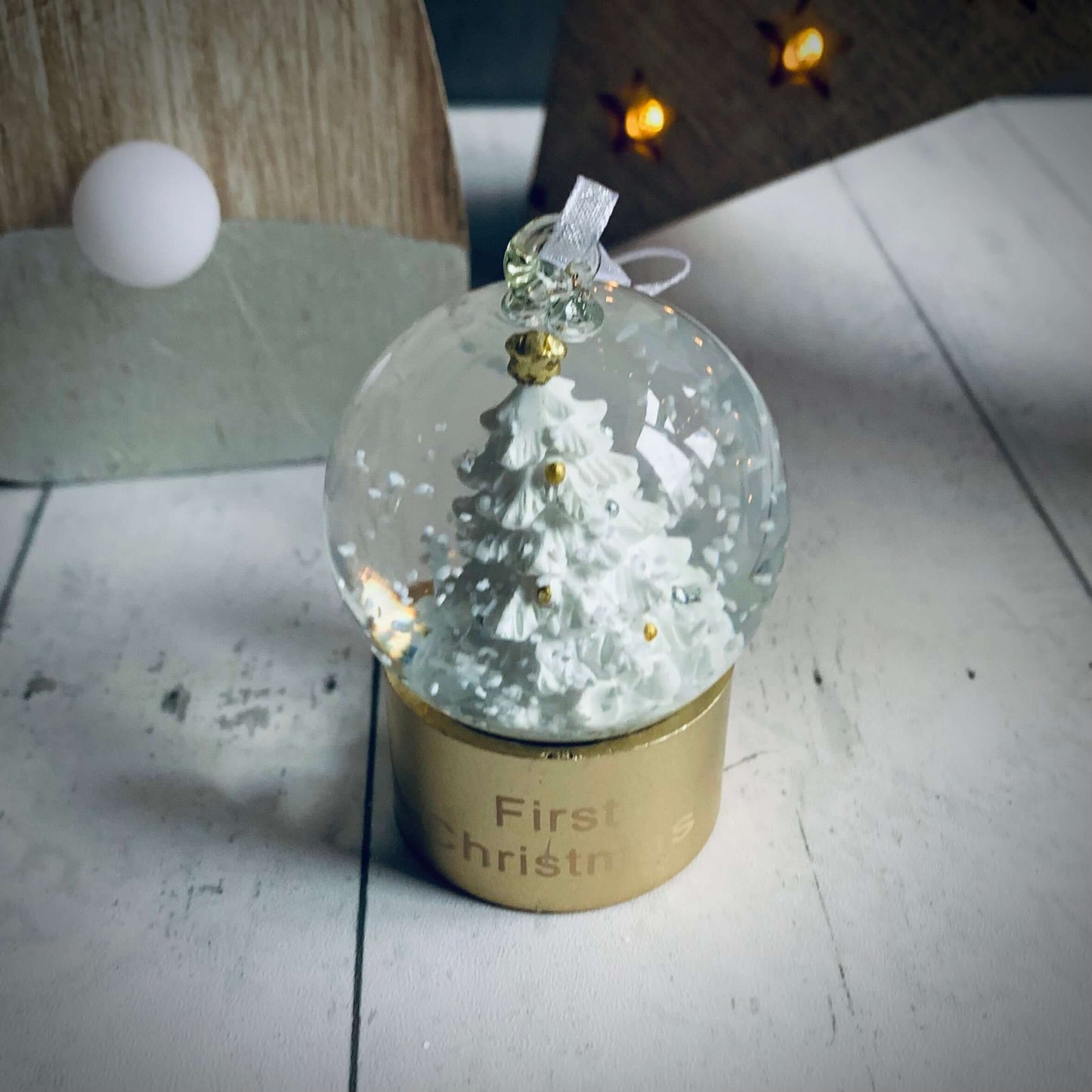 First Christmas Tree Snowglobe