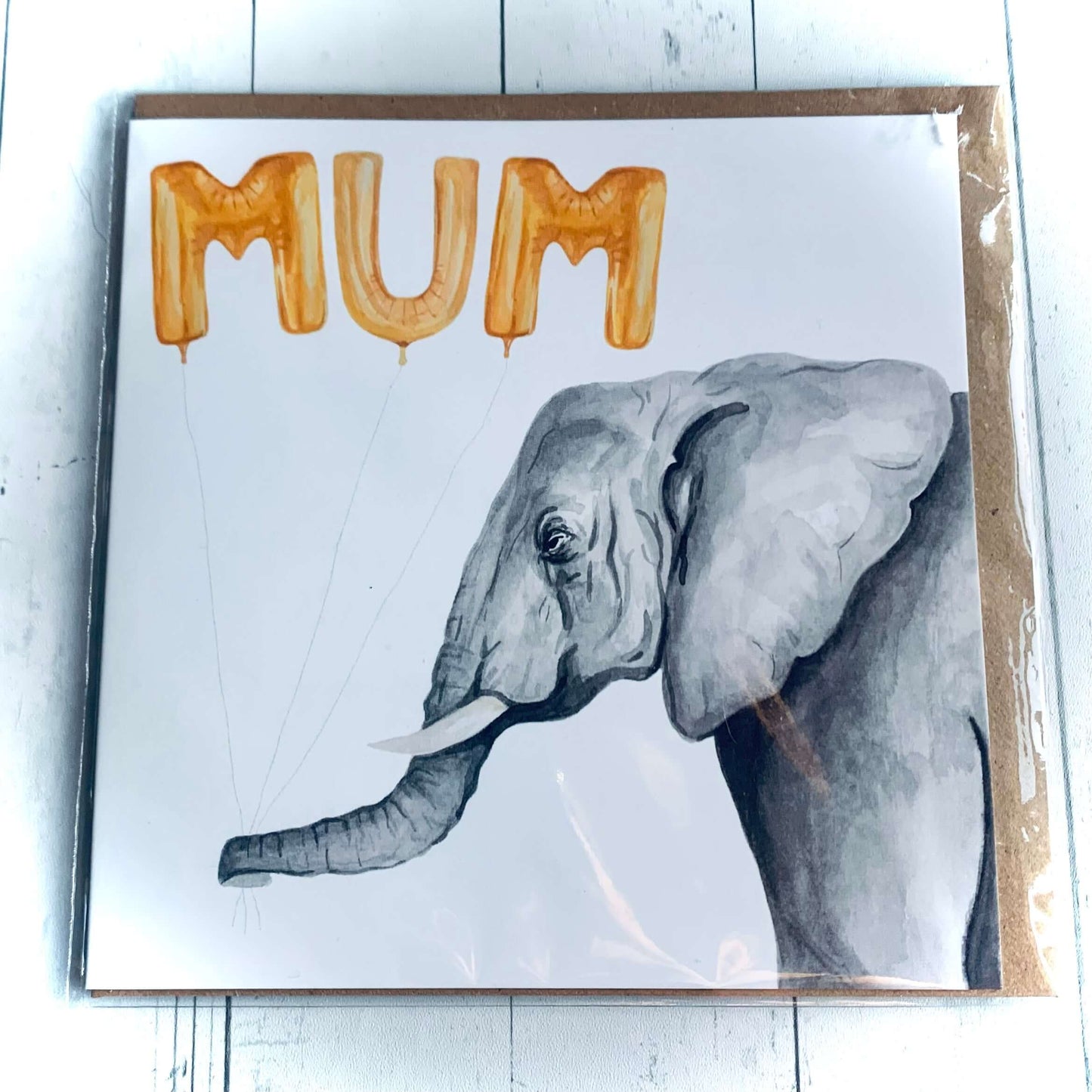 Mum Elephant Card