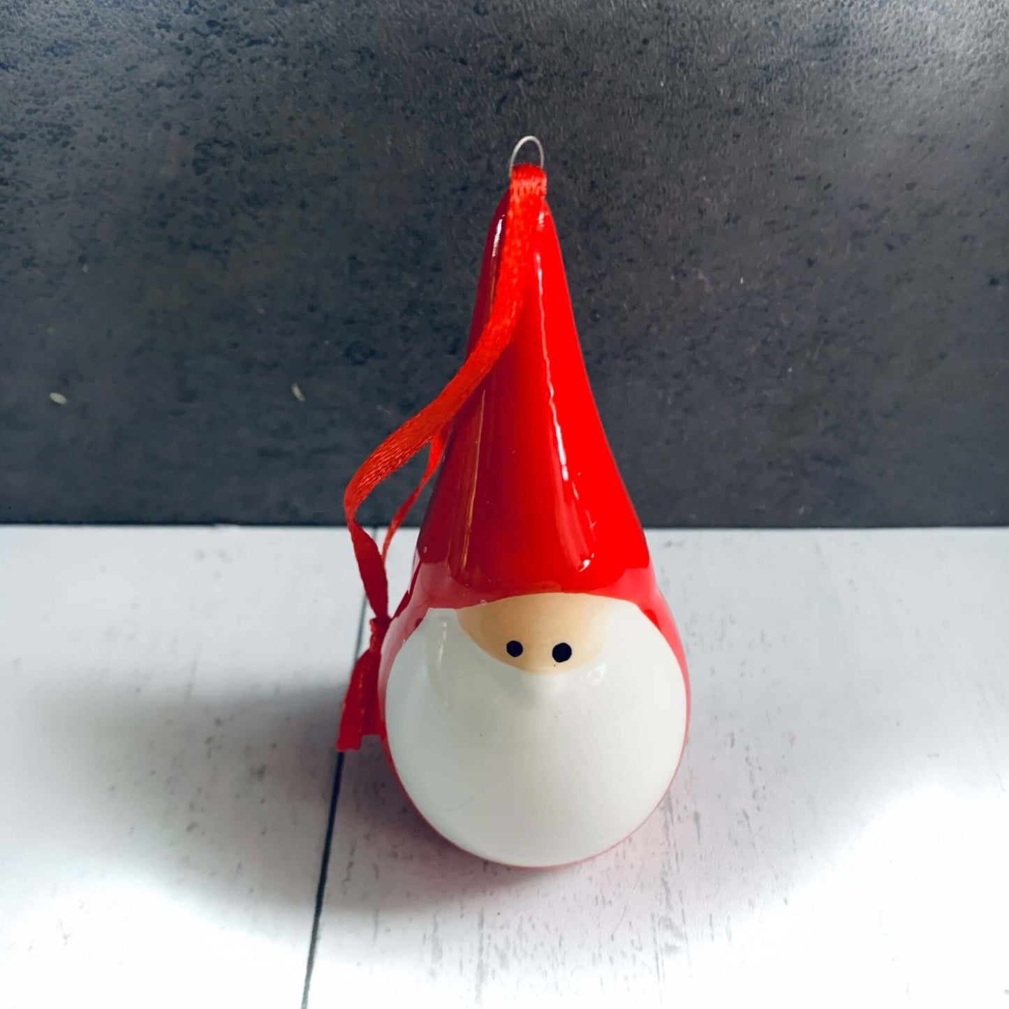 Hanging Ceramic Santa