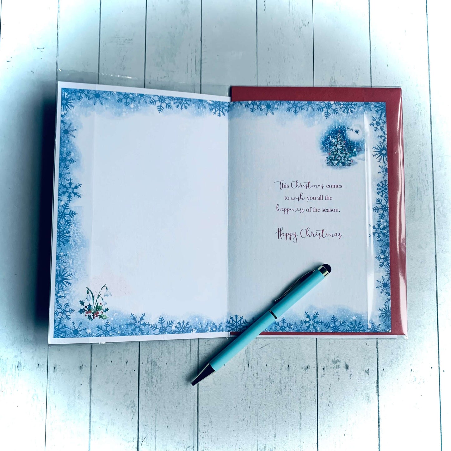 Thinking of You Christmas Card