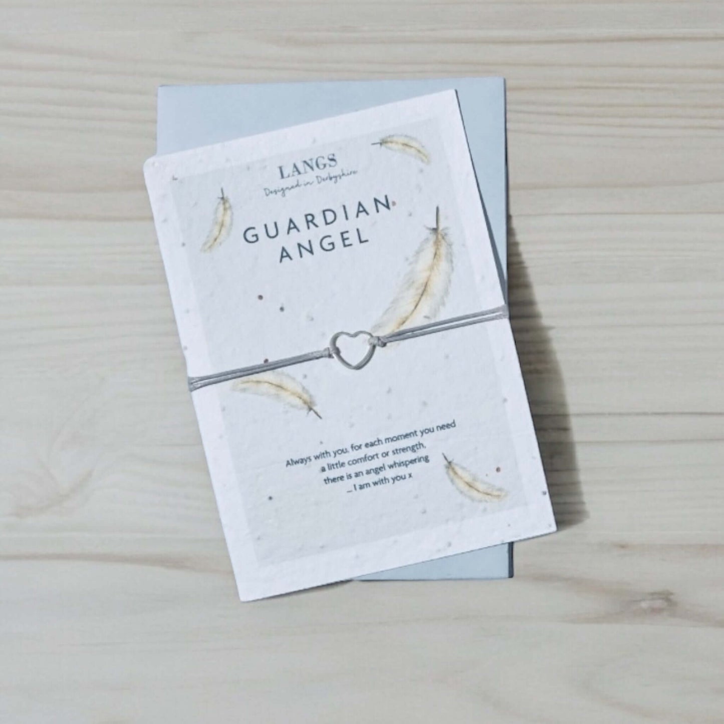Guardian Angel Seed Card with Bracelet