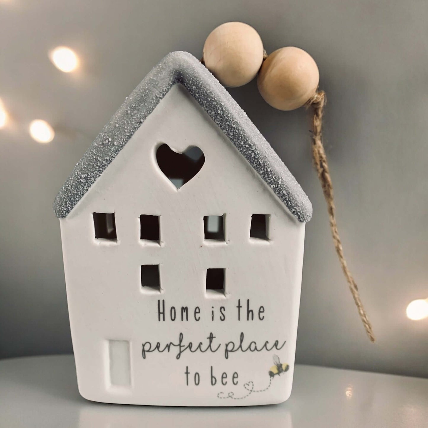 Porcelain Led Hanging Bee Home