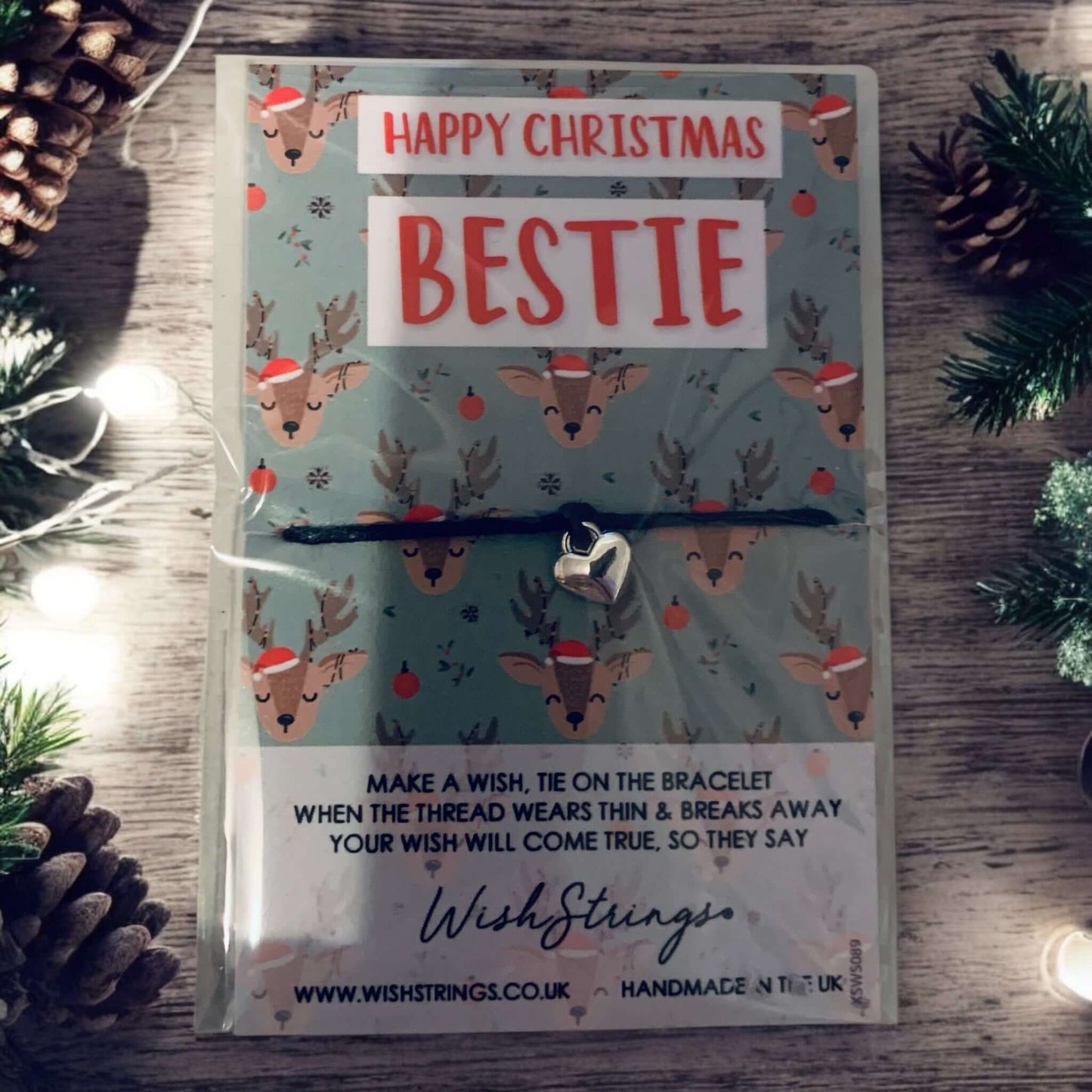 Wishstrings Happy Christmas Bestie