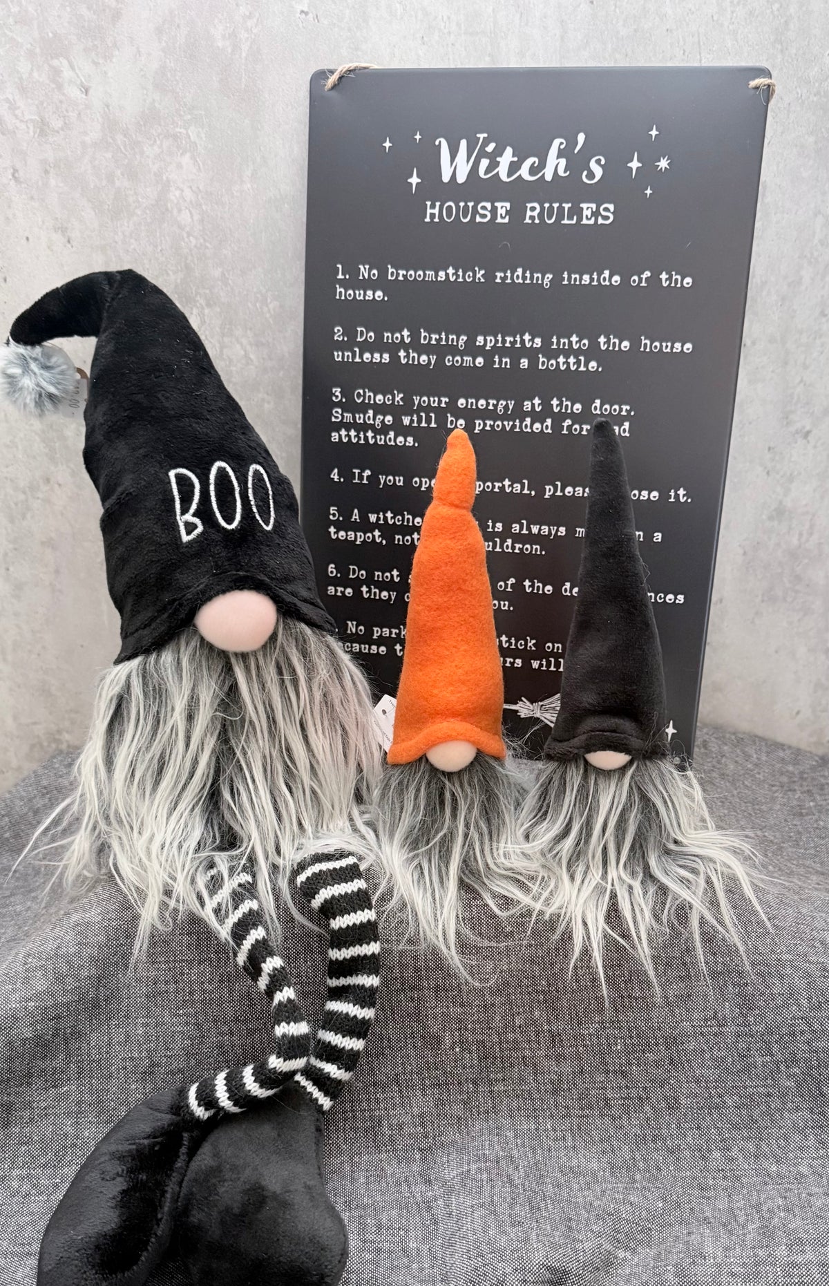Mini Halloween Gonks - Orange or Black