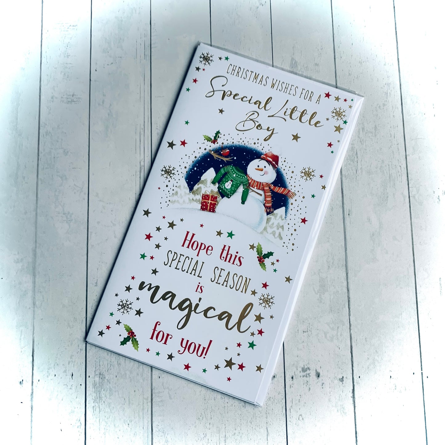 Little Boy Christmas Card