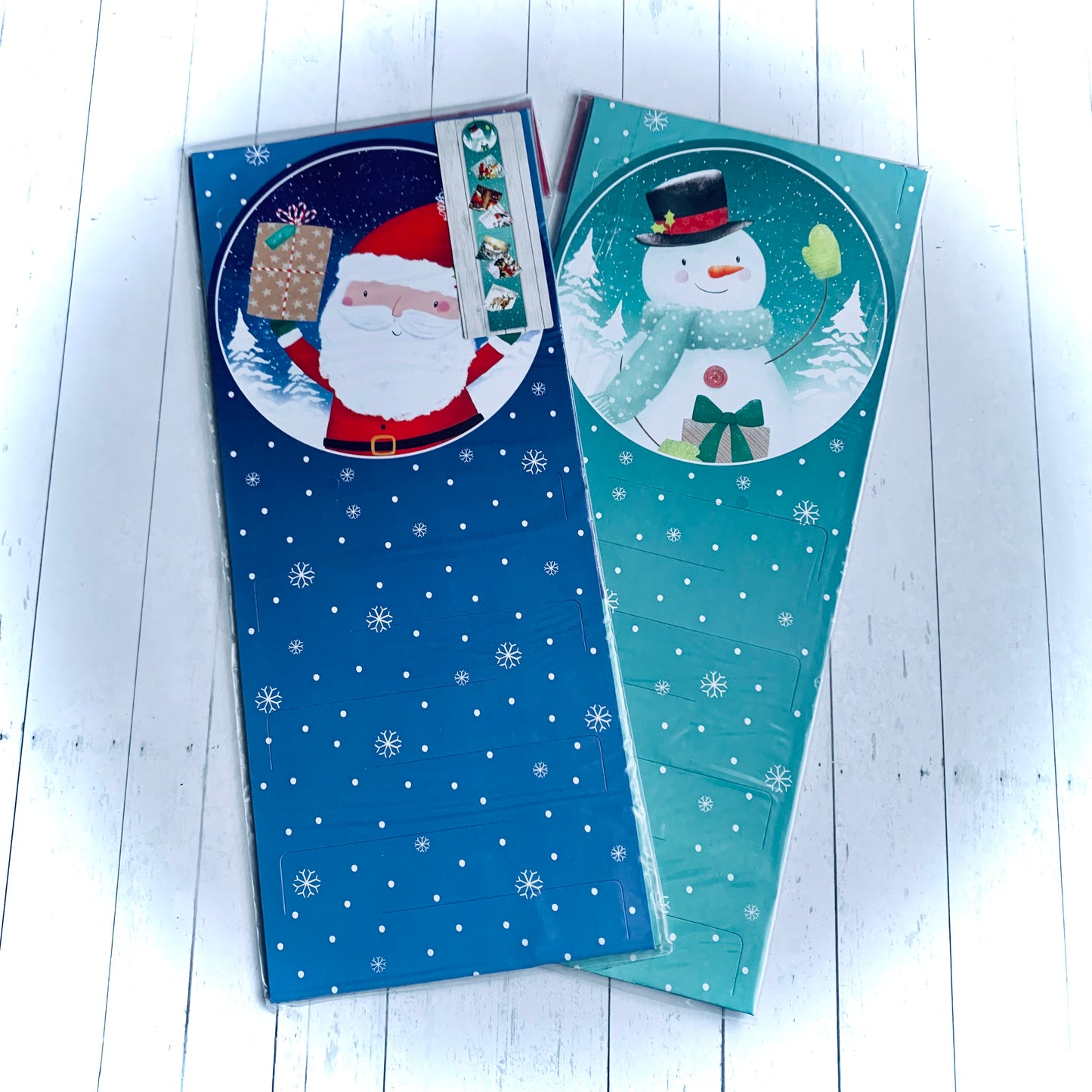 Pack of 2 Assorted Christmas Card Holders