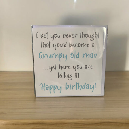 Grumpy Old Man Card