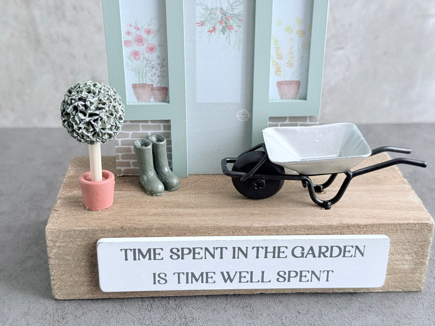 Time Spent in the Garden Ornament