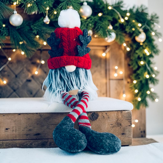 Reindeer Antler Knitted Gonk